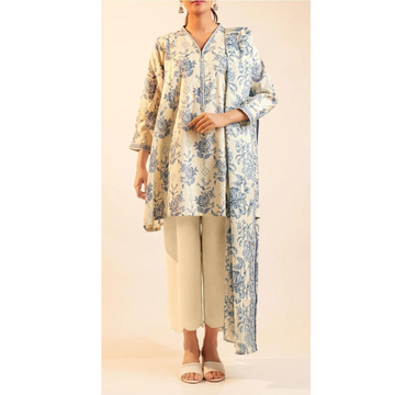 Women's 3-Piece Printed Lawn Suit