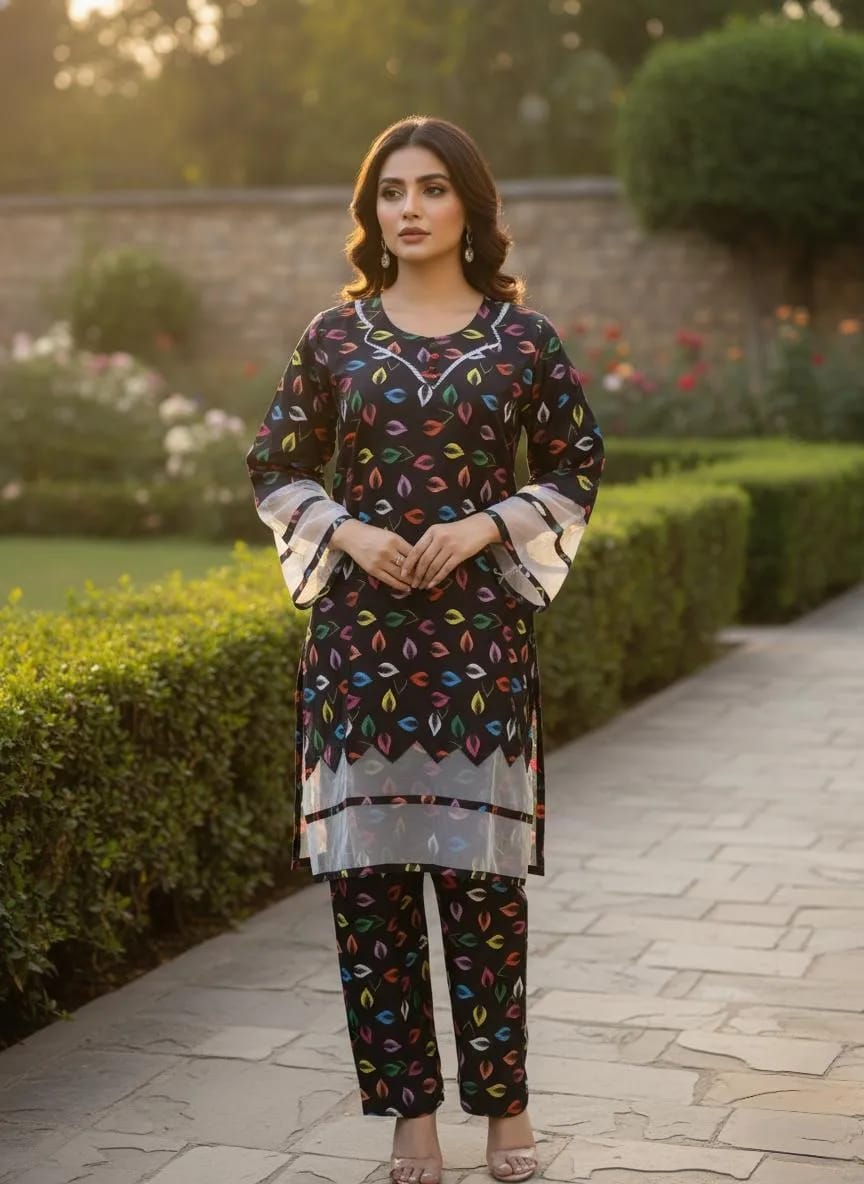 3 Pack Of Women's 2 Pcs Women’s Stitched Cotton Lawn Printed Suits – Bundle Pack